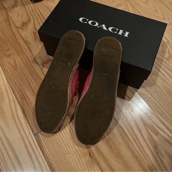 Used Coach pink mules size 38 - Picture 2 of 3